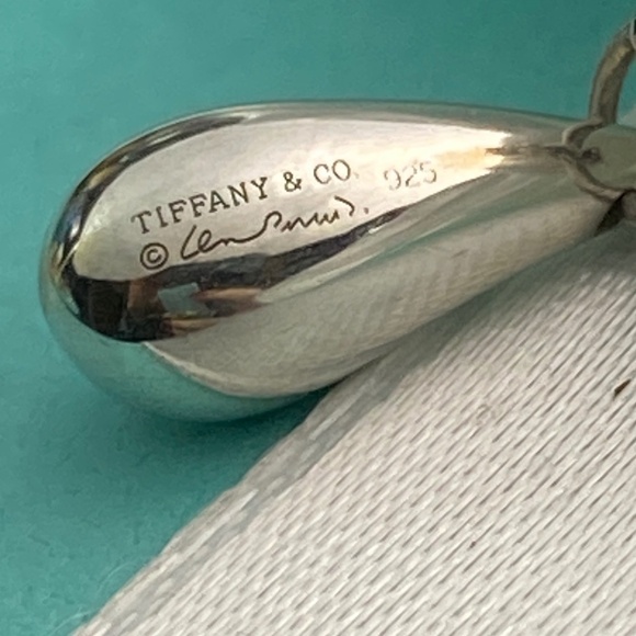 Tiffany & Co Peretti tear drop necklace box and authentication 925 - Picture 2 of 7